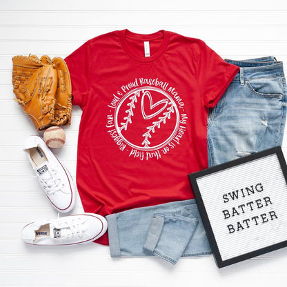Loud and proud baseball mama