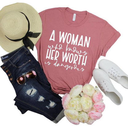 A woman who knows her worth