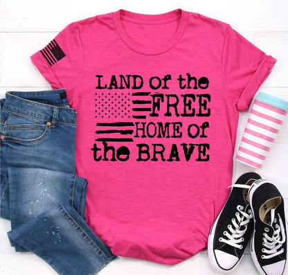 Land of the free home of the brave