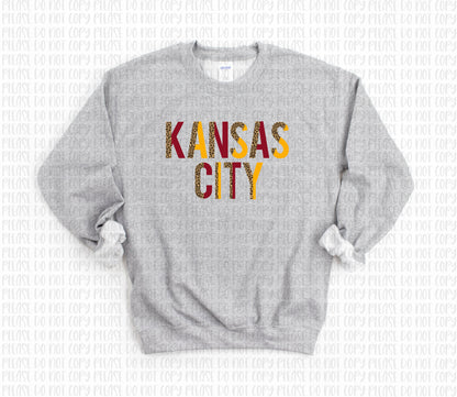 Kansas City split leopard
