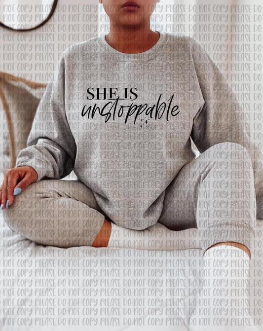 She is unstoppable