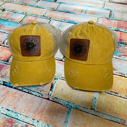 Sunflower hat - RTS