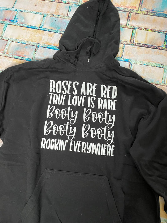 Rose are red hoodie - xl RTS