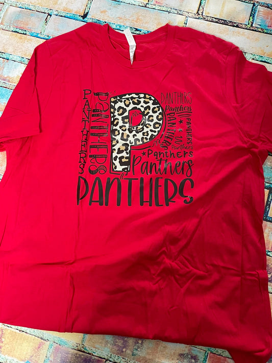 Panthers typography - 2xl RTS