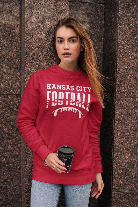 Kansas City football - white