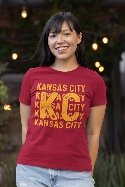 KC Kansas City stacked