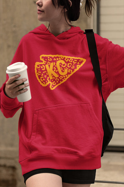 Kansas City leopard arrow - gold