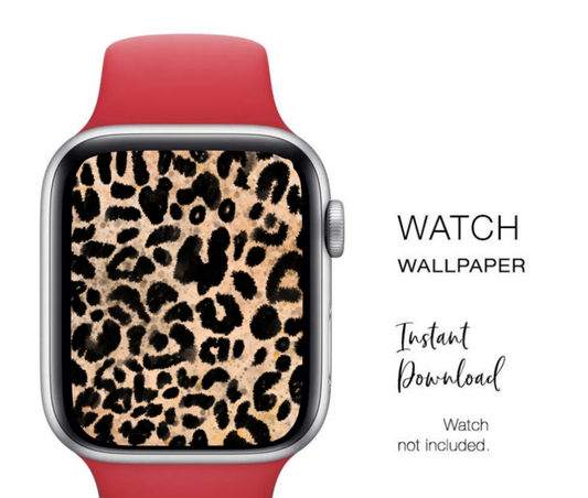 Brown Leopard Watch Wallpaper