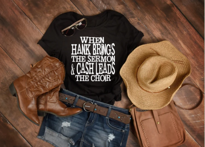 When Hank brings the sermon