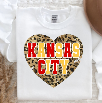 Kansas City heart leopard