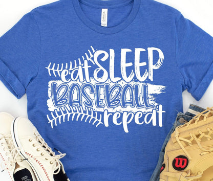 Eat sleep baseball repeat