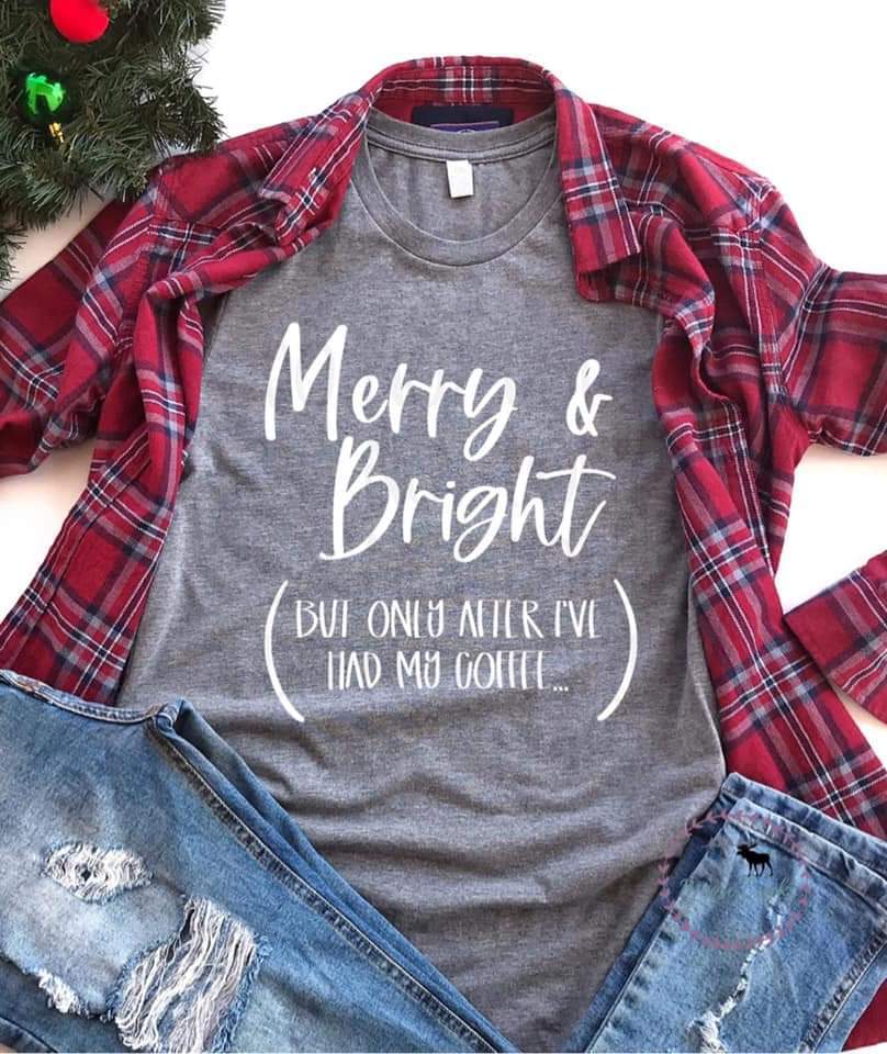 Merry and bright but only after I've had my coffee