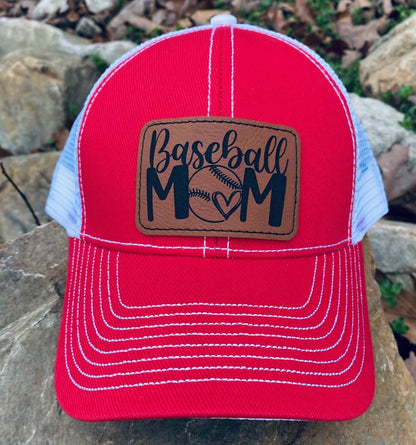 Baseball Mom - Distressed Hat