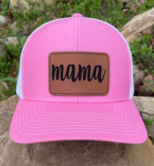 Mama rectangle - Distressed Hat