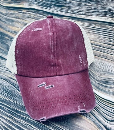 Rooted in Christ - Distressed Hat