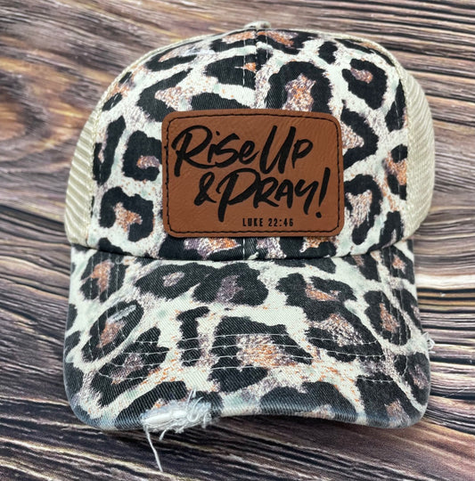 Rise up and pray - Distressed Hat