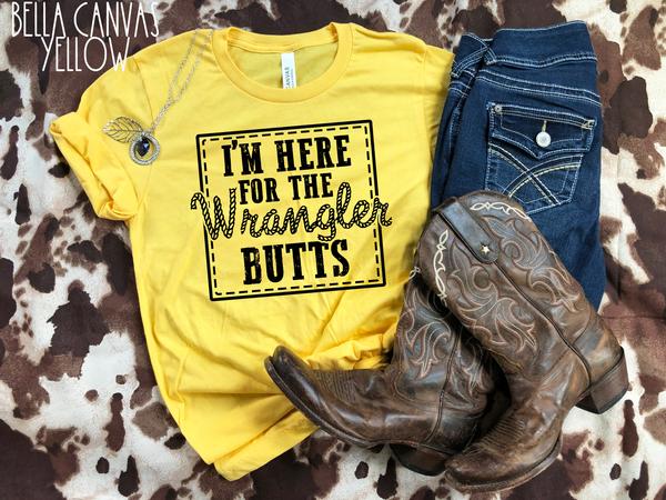I'm here for the wrangler butts