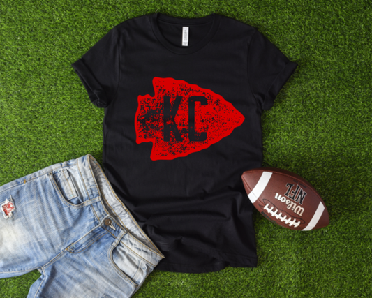 KC arrowhead - red