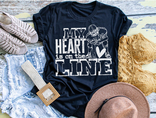 My heart is on the line