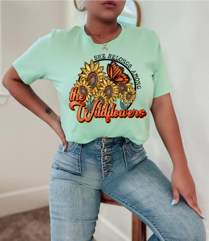 She belongs among the wildflowers