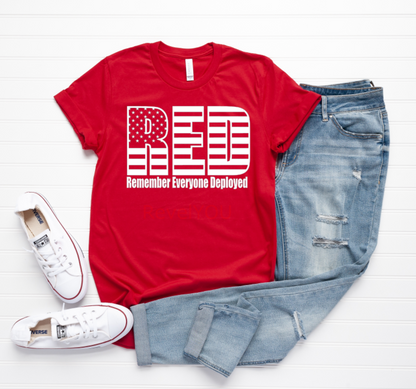 Red remember everyone deployed
