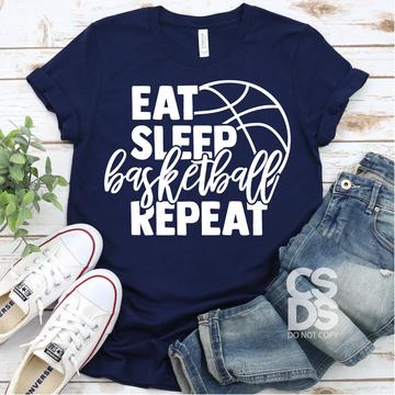 Eat sleep basketball repeat