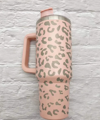 Engraved Tumbler with handle