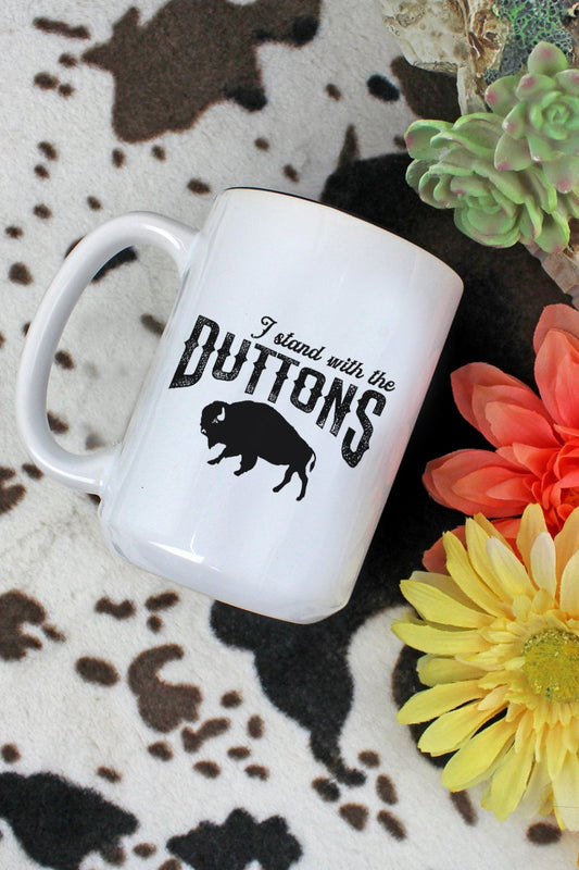 I stand with the Duttons two-tone mug