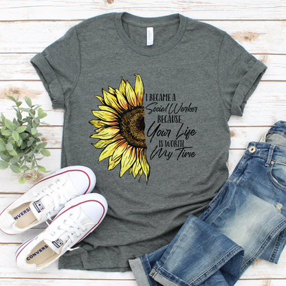 Sunflower social worker