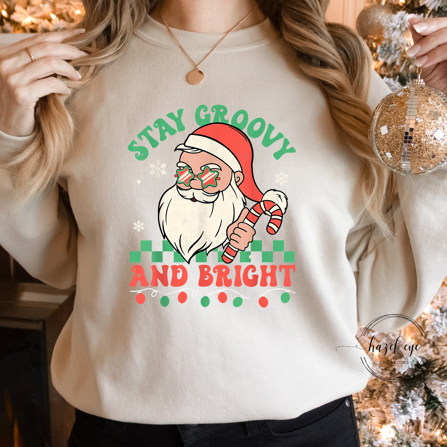 Stay groovy and bright santa