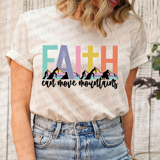 Faith can move mountains