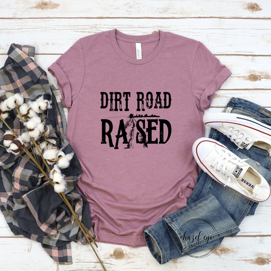 Dirt Road Raised screen print