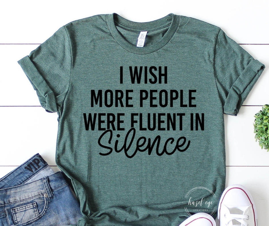 I wish more people were fluent in silence