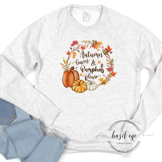 Autumn leaves and pumpkins please