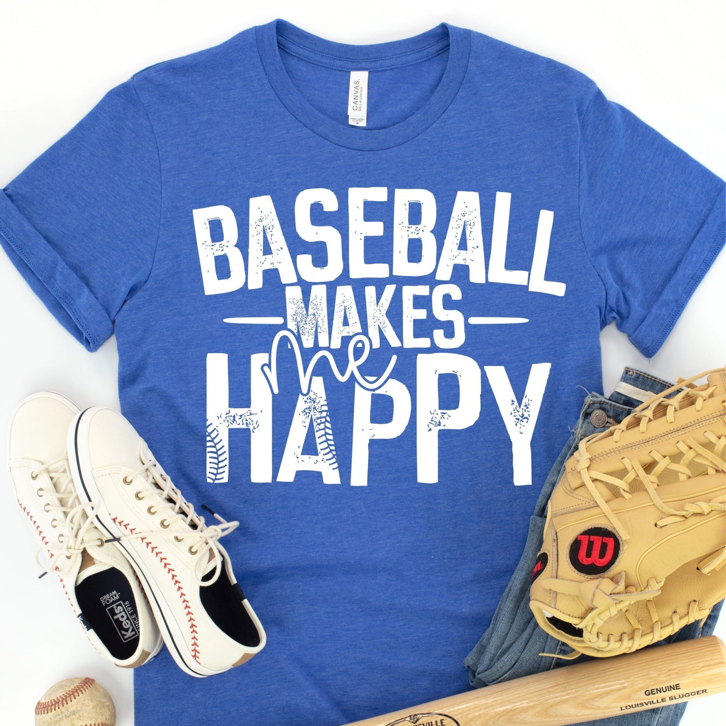 Baseball makes me happy