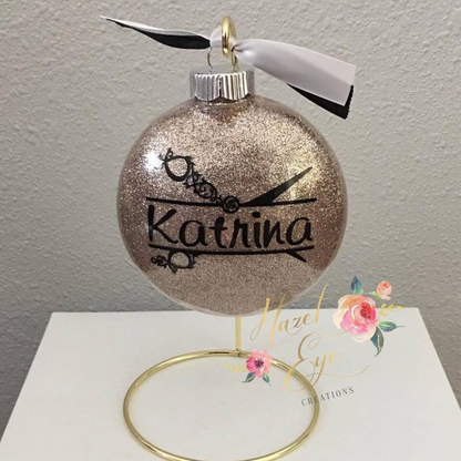 Hairdresser scissor split ornament