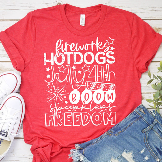 Fireworks hotdogs