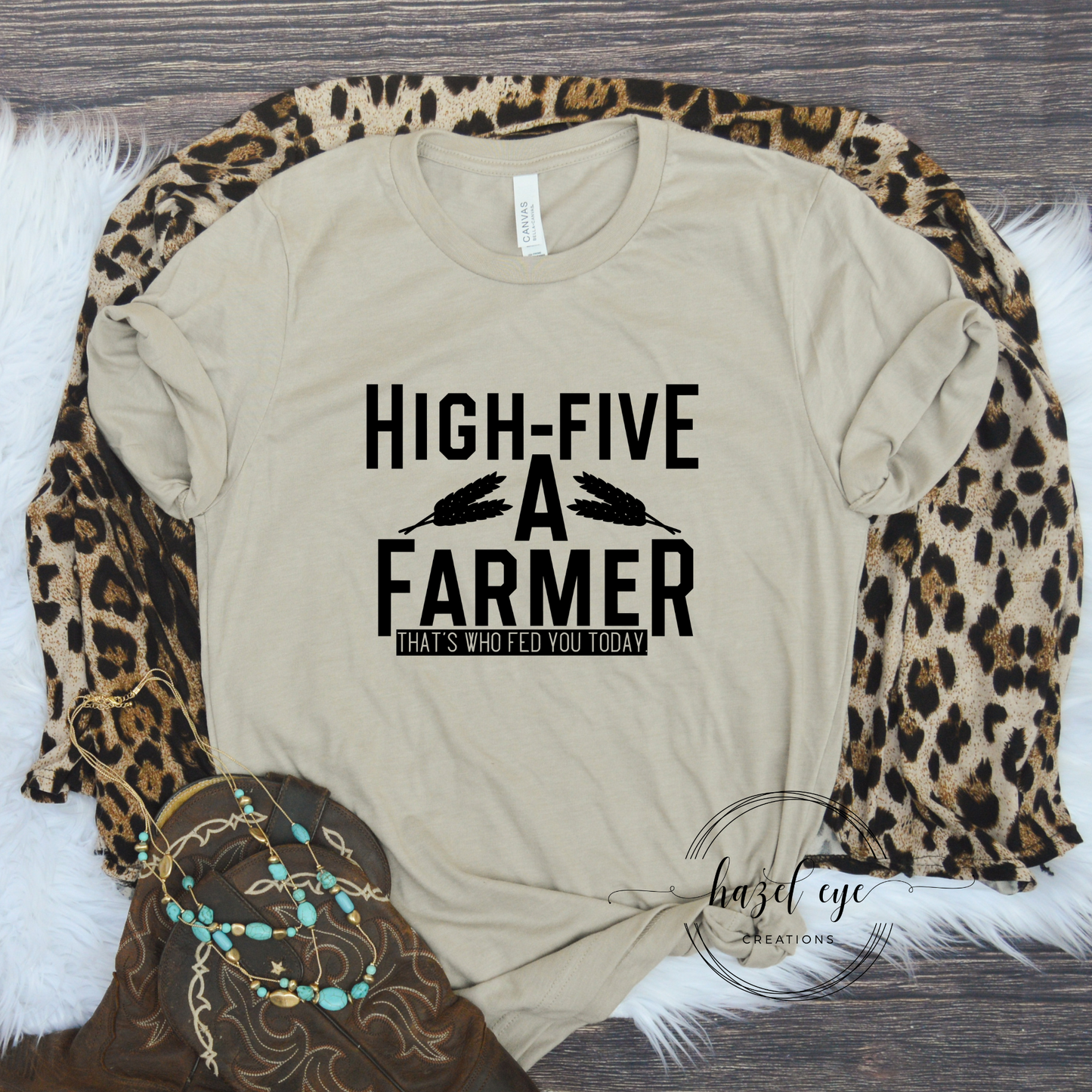 High five a farmer