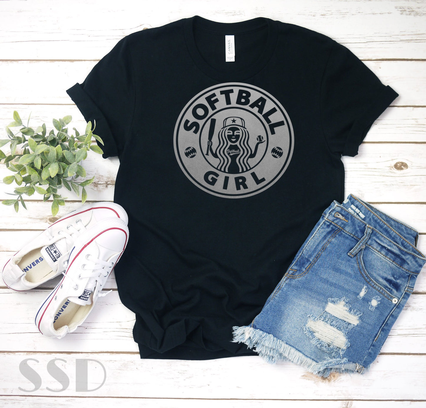 Softball girl