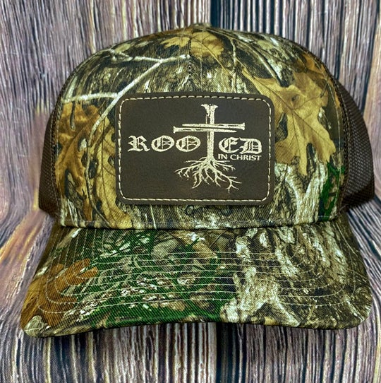 Rooted in Christ - Distressed Hat