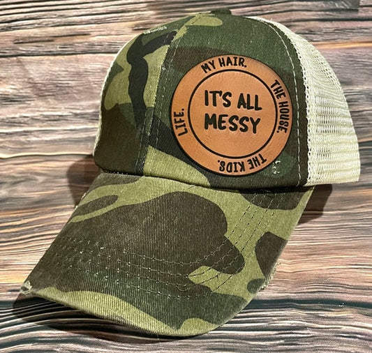 It's all messy - Distressed Hat