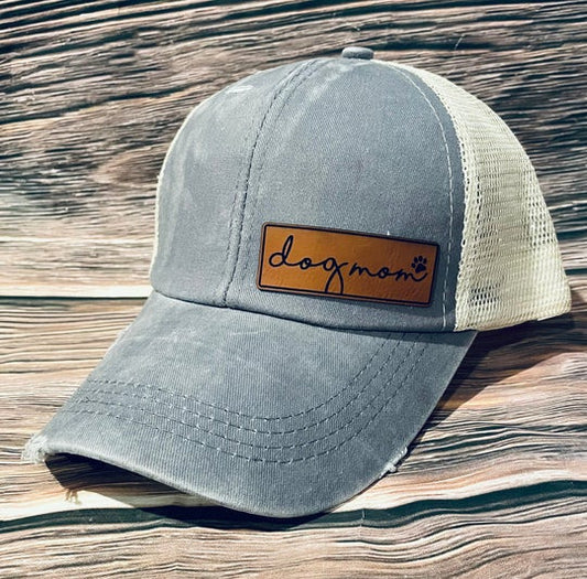 Dog Mom - Distressed Hat