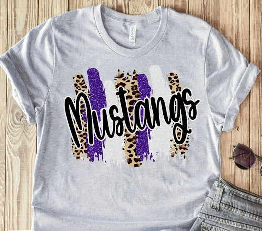 Mustang brushstroke