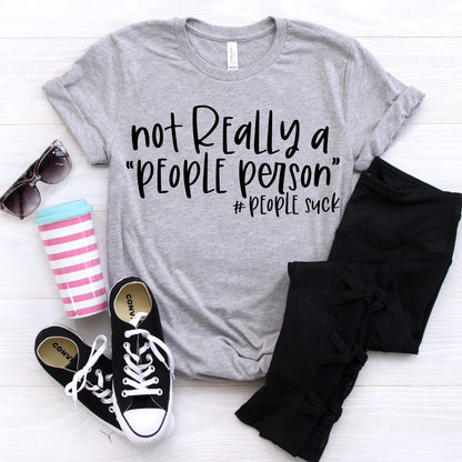 Not really a people person