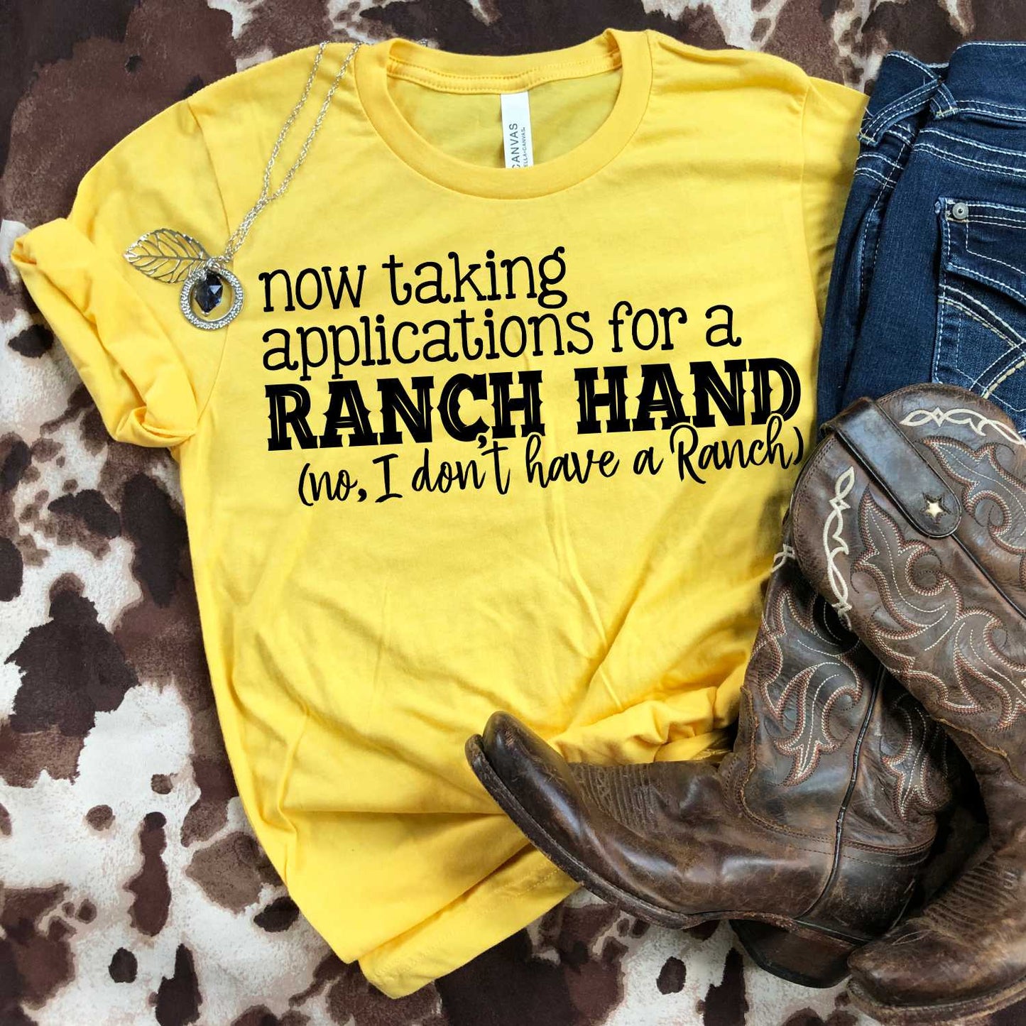 Now taking applications for a ranch hand