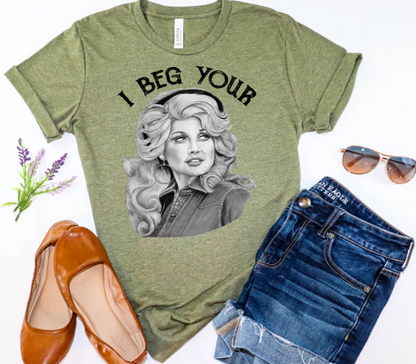 I beg your Parton