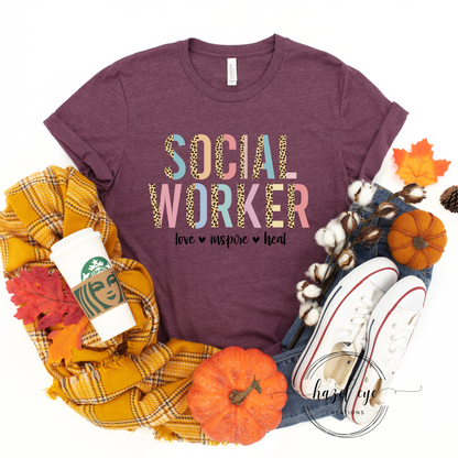 Social worker love inspire heal