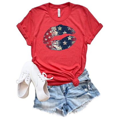 USA lips
